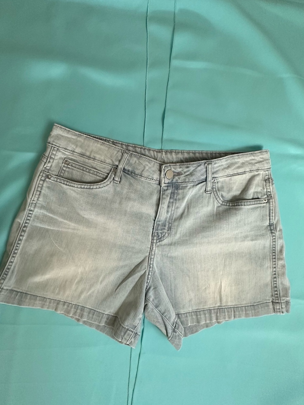 Calvin Klein Jeans Light Blue Denim Women's Shorts